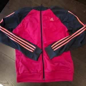 Adidas Tri Color Sport Zip Up Size M